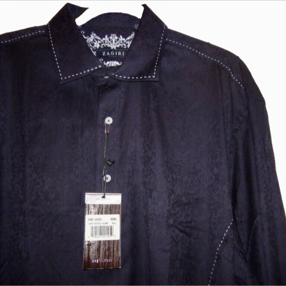 Zagiri Comfortably Numb Button Down Sports Shirt